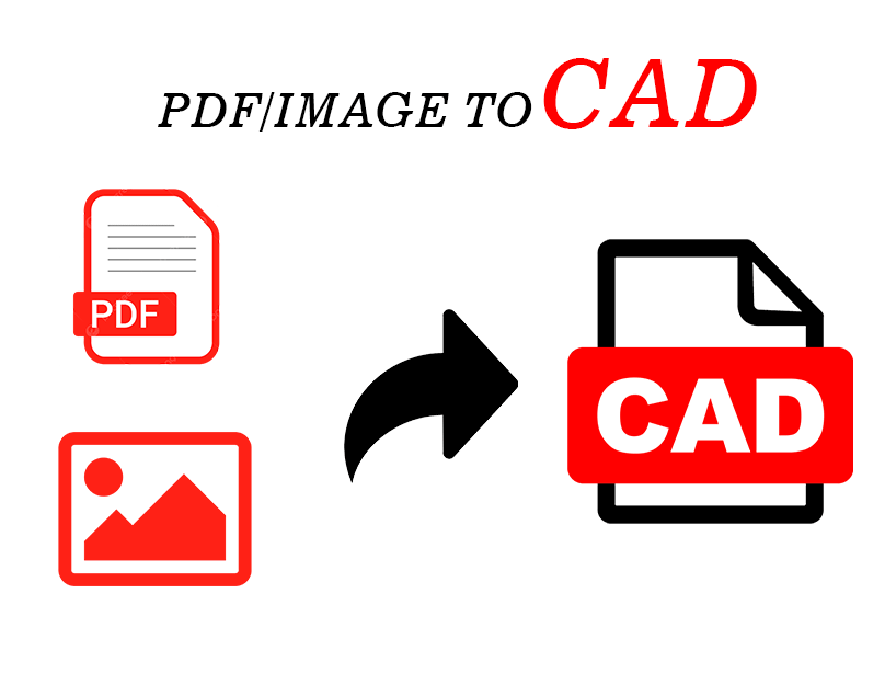Image or PDF to CAD Creation